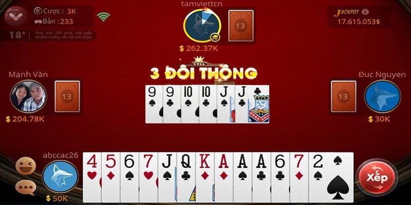 Các quy tắc chơi bài Tiến lên miền Nam Kubet